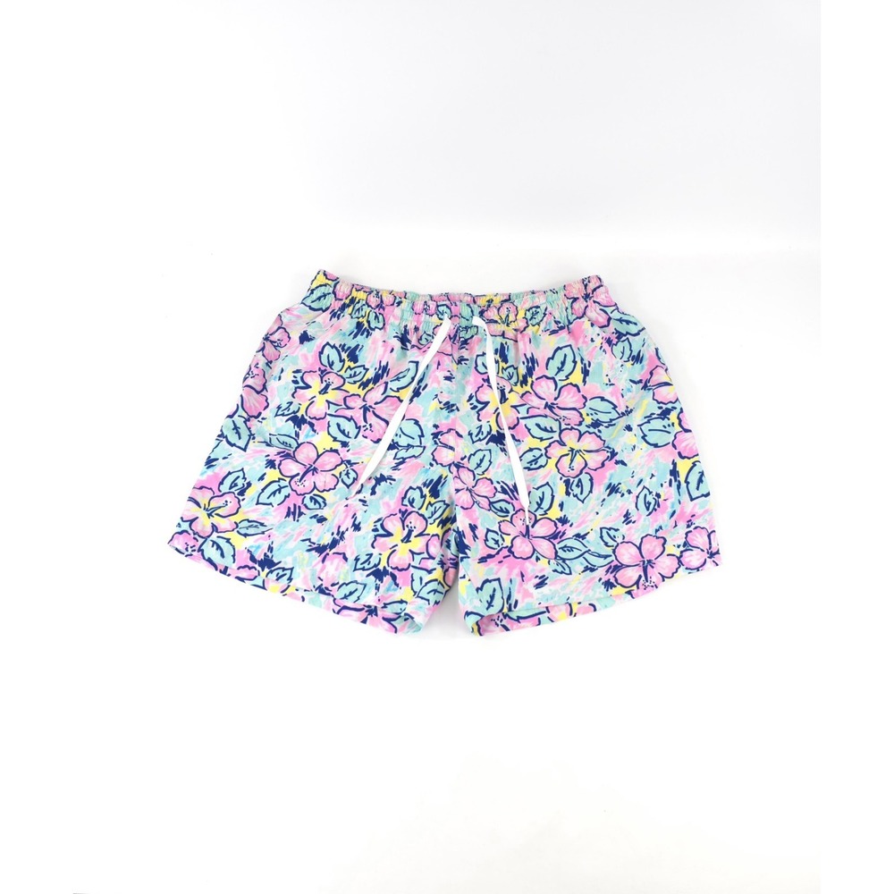 Chubbies Swim Trunks Mens Large Floral Tropical Drawstring Lined 5.5" Inseam